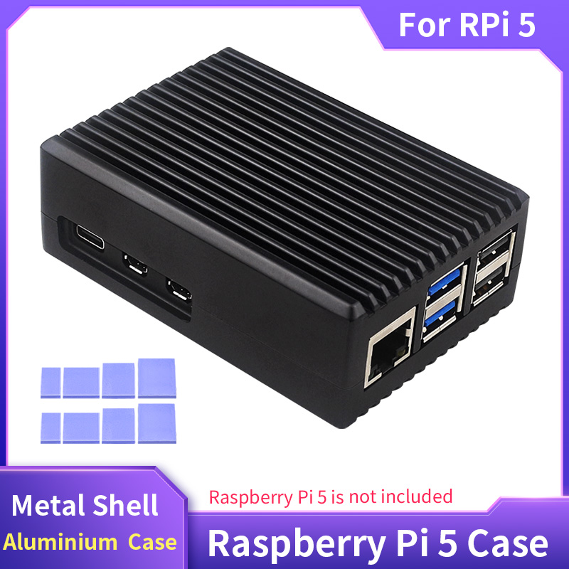 Pi Cooler - Raspberry Pi 5 Metal Shell Aluminium