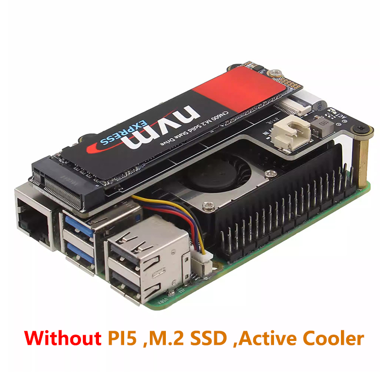 Raspberry Pi 5 PCIE M.2 NVMe P - Pi Cooler ulasan dan harga