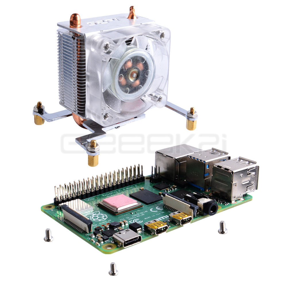 GeeekPi Clear Black Ice Tower  - Pi Cooler ulasan dan harga