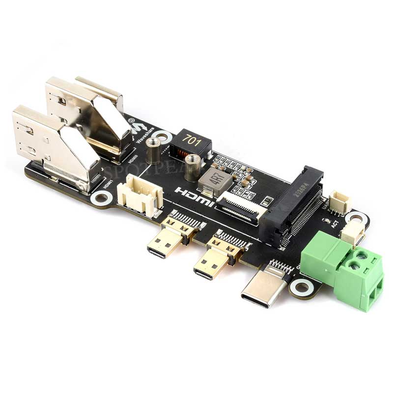 Raspberry Pi 5 PCIe to M.2 Mul - Pi Cooler ulasan dan harga