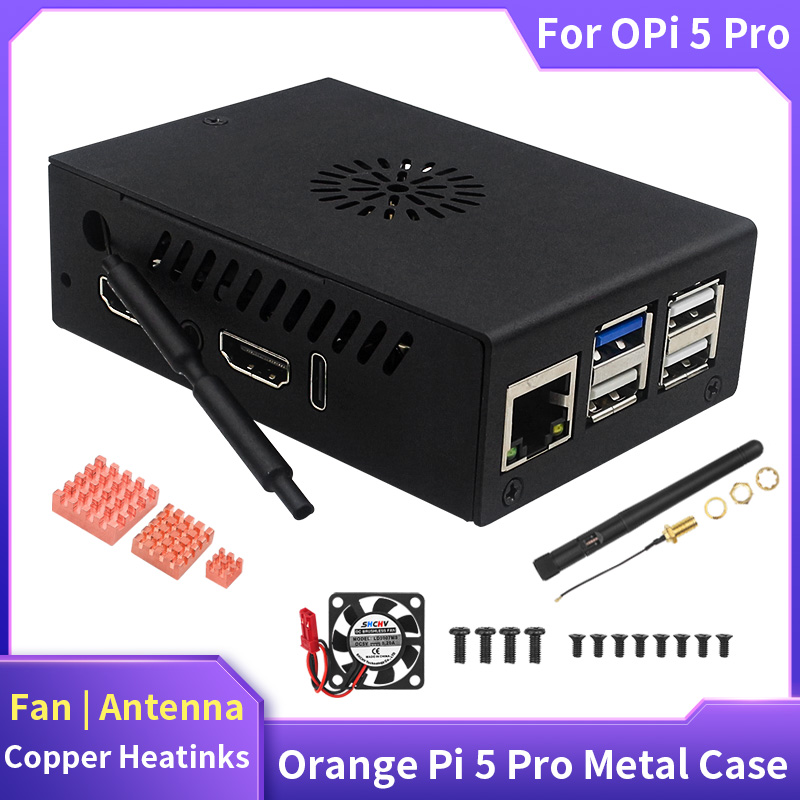 Orange Pi 5 Pro Case Metal She - Pi Power Supply ulasan dan harga