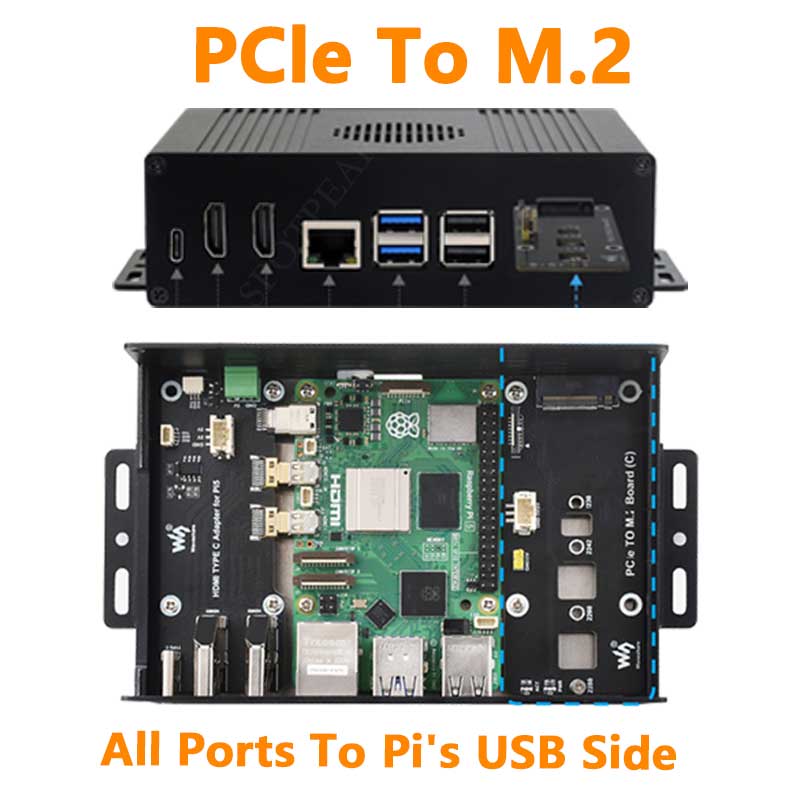 Raspberry Pi 5 Box Case Kit-C  - Raspberry Pi 5 ulasan dan harga