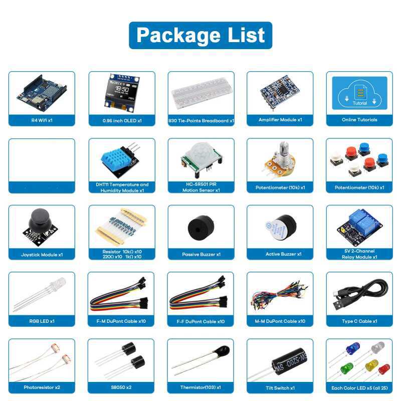 UNO R4 WiFi Compatible Develop - Arduino Kit ulasan dan harga