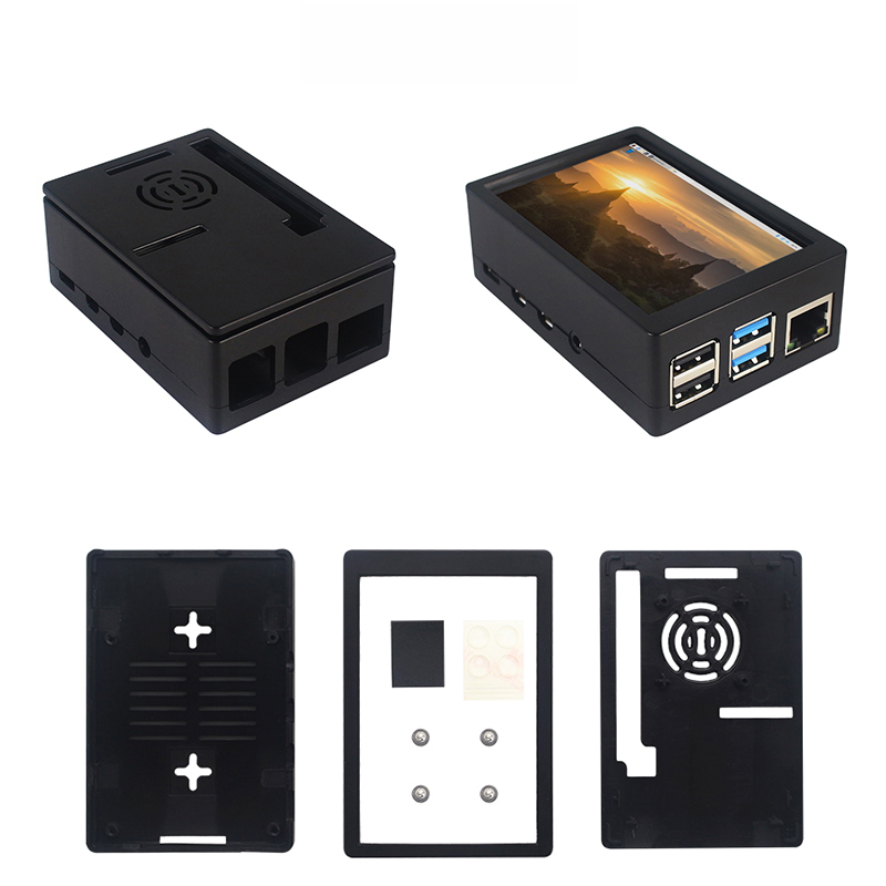 3.5 inch Raspberry Pi 4 Touch  - Pi Cooler ulasan dan harga