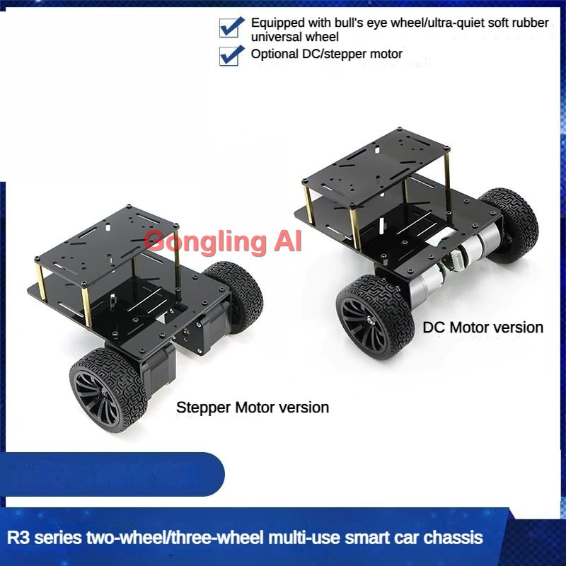 3WD Robot Car DC / Stepper Mot - Raspberry Pi Kit ulasan dan harga
