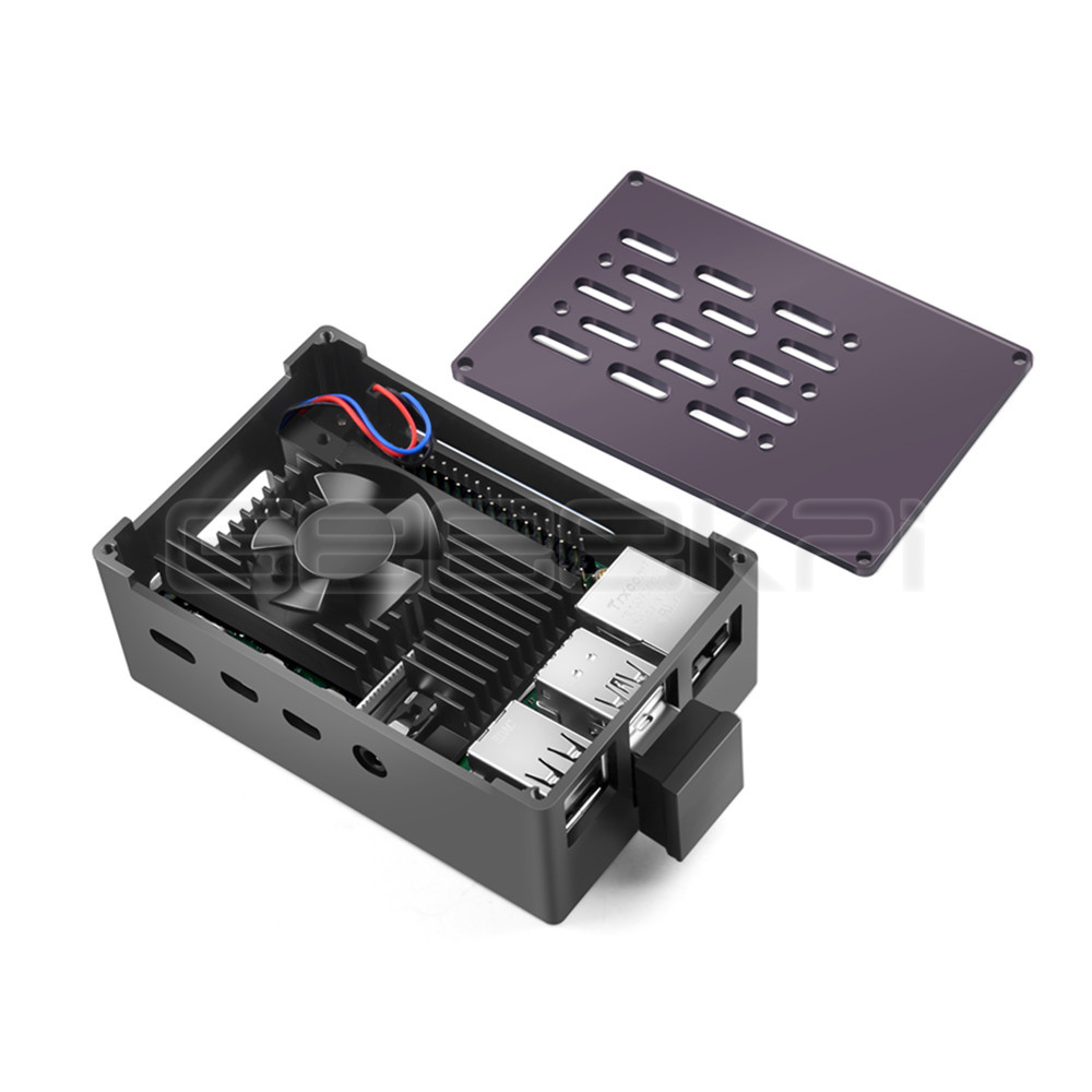 GeeekPi  Aluminum Brick Case B - Pi 4 Case ulasan dan harga