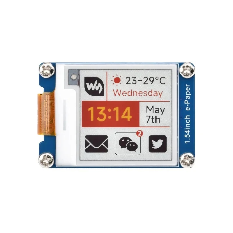 1.54 Inch E-Paper Display Modu - Pi Display ulasan dan harga